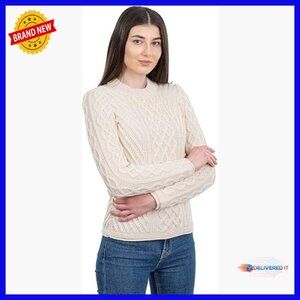 Wool Blend Fitted Tunic Sweater Long Sleeve Crew Neck Pullover Winter